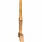 Ekena Millwork Davenport Rough Sawn Timber Gable Bracket, Western Red Cedar, 108"W x 54"H x 4"D x 6"F, 12/12 Pitch GBW108X54X0406DAV00RWR - alternate 4